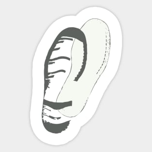 Shoe Print Sticker